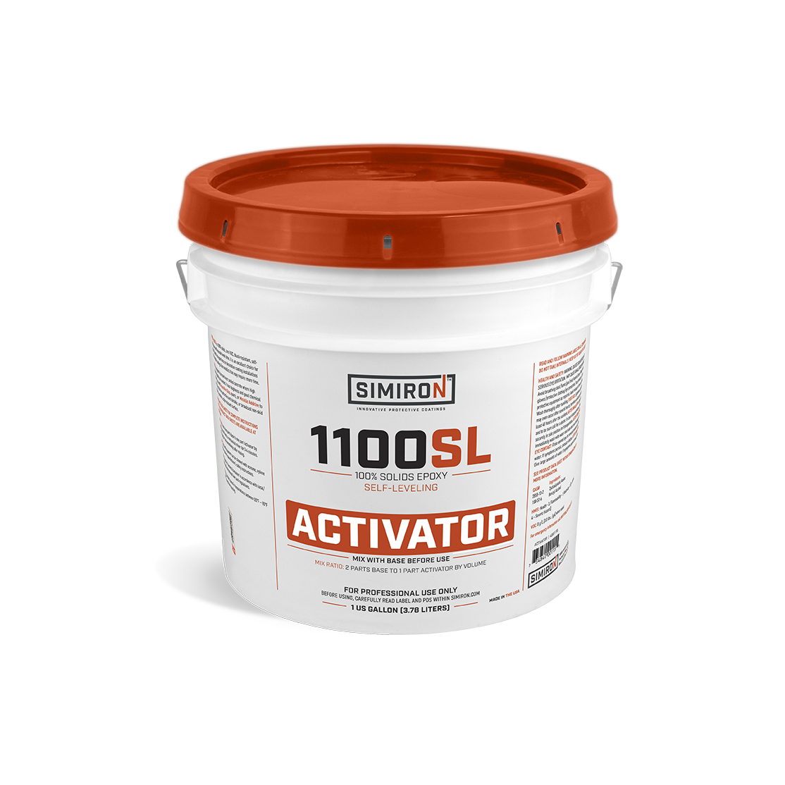 Standard Activator — 1 Gal — 1100sl self leveling epoxy
