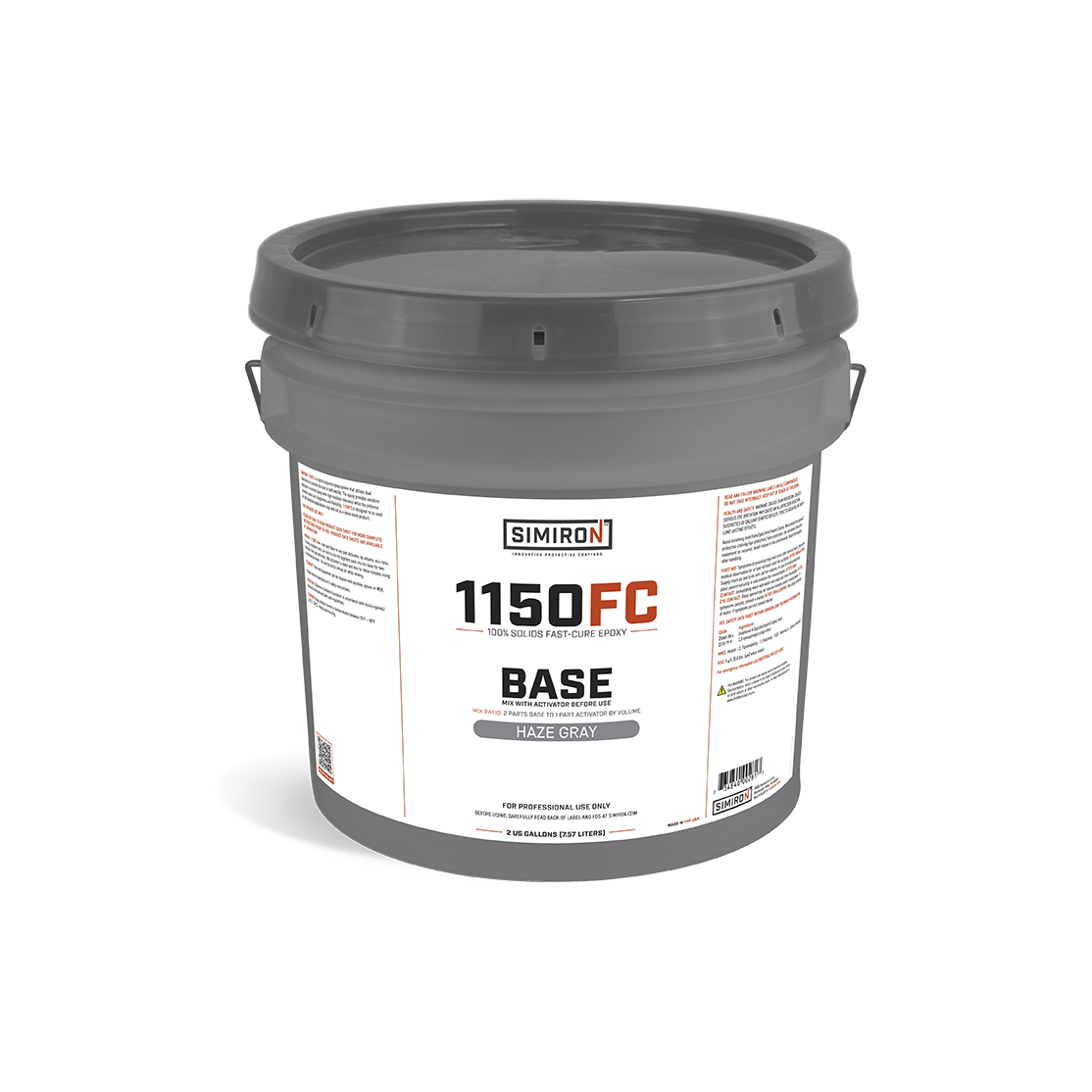 Haze Gray Base — 2 Gal — 1150fc fast cure epoxy