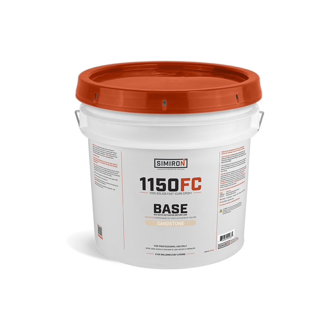 Sandstone Base — 2 Gal — 1150fc fast cure epoxy