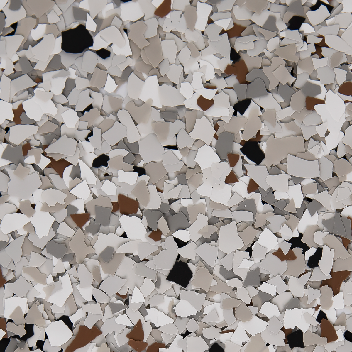 Coyote Blend — 1/4" decorative chip flake