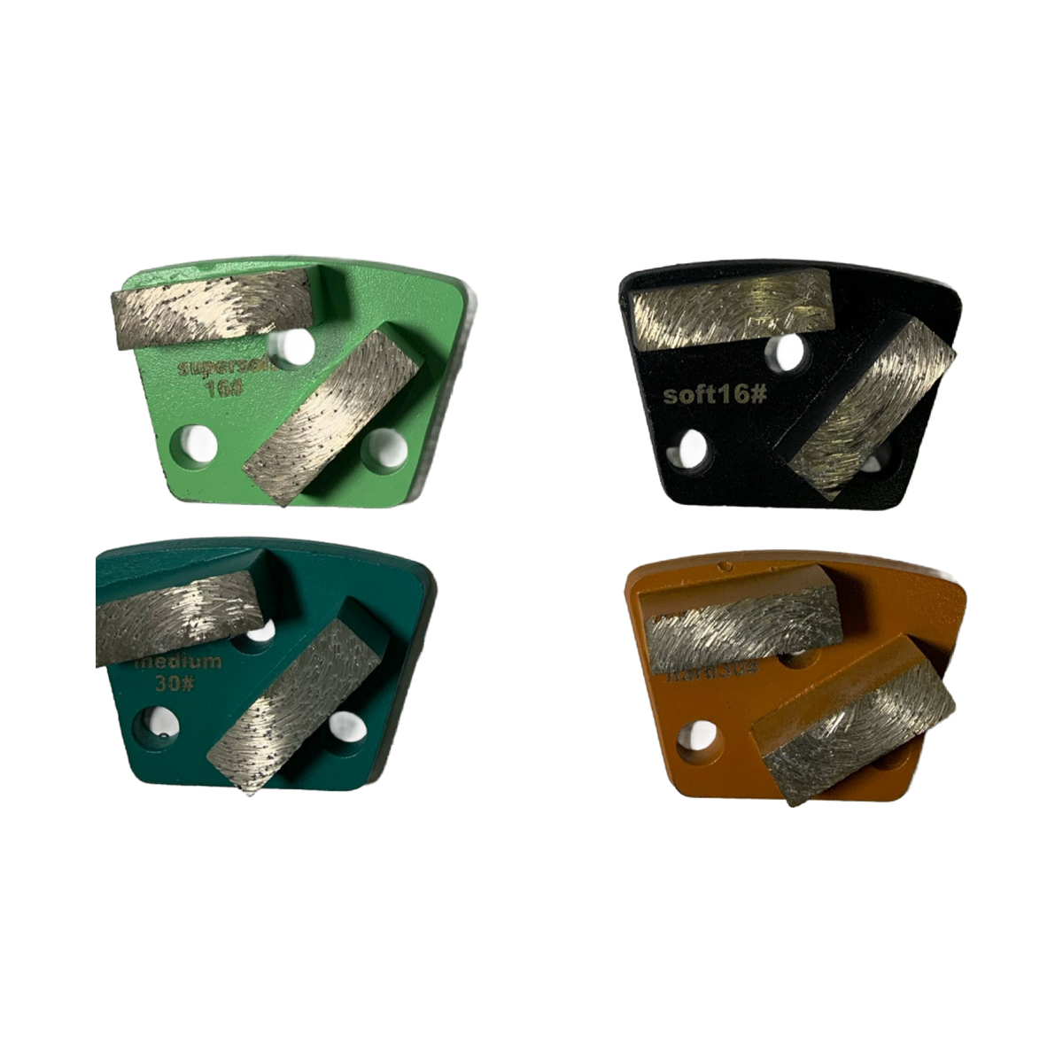 Trapezoid Double Bar Diamond Segments